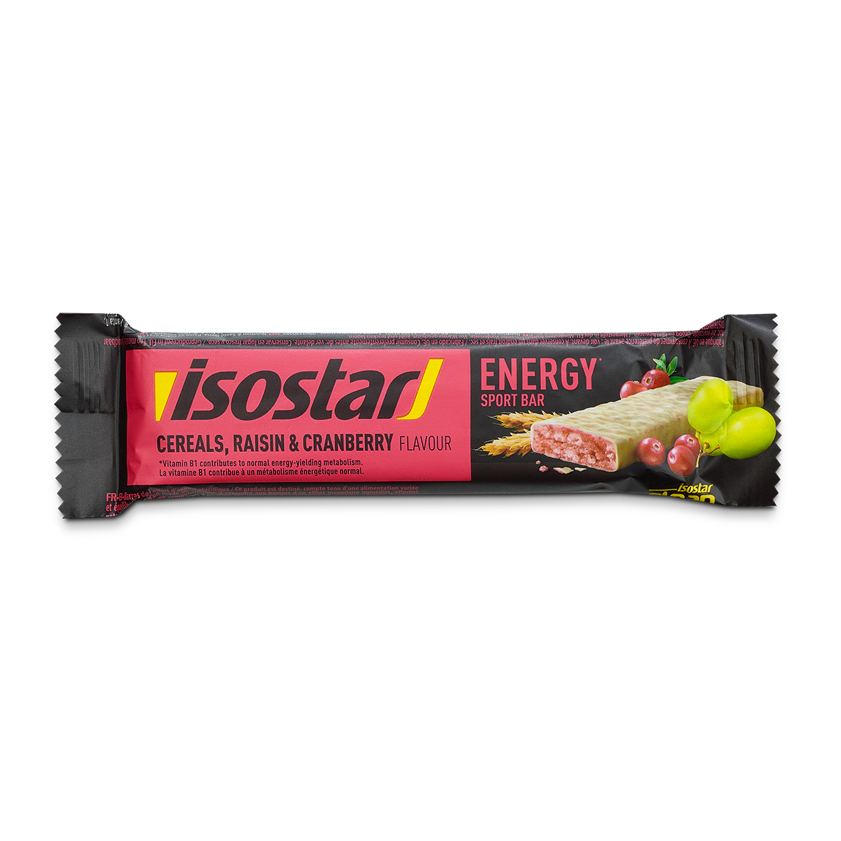  Isostar Bar Raisin & Cranberry - barre énergétique