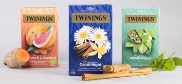 Webseite Twinings Banner