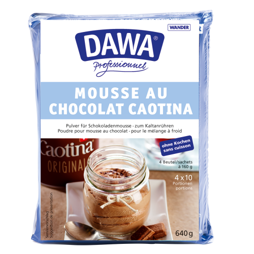 Dawa Mousse au Chocolat Caotina pack de 4