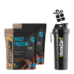 Isostar Whey Protein Chocolate Set 2x + Shaker